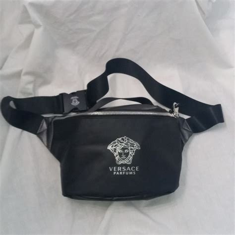 versace parfums fanny pack|versace side bag men's.